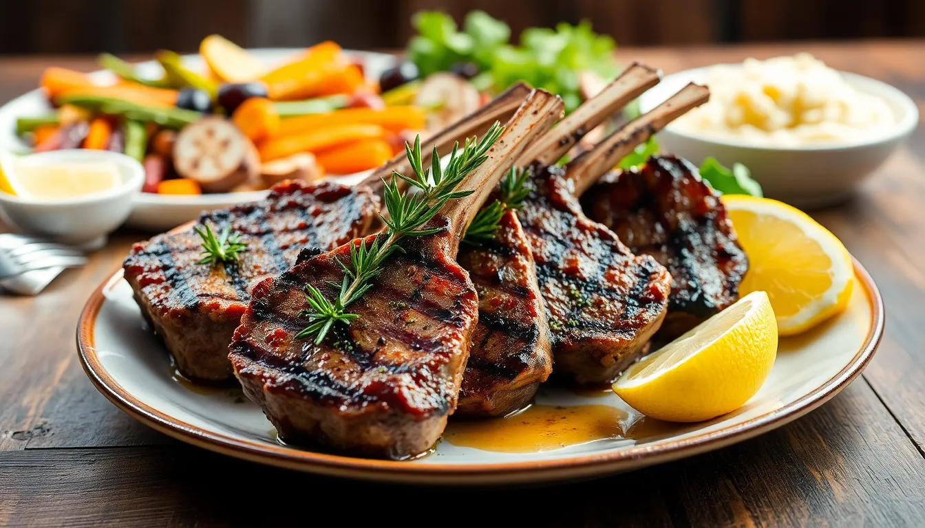 Juicy & Tender Grilled Lamb Chops: The 5-Minute Searing Method
